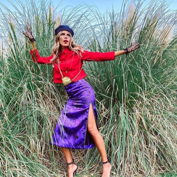 Zara printed skirt with pipping - Picture 5 of 9